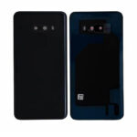 Back Door Glass Panel Fro LG G8X ThinQ Black | Mobile Forest